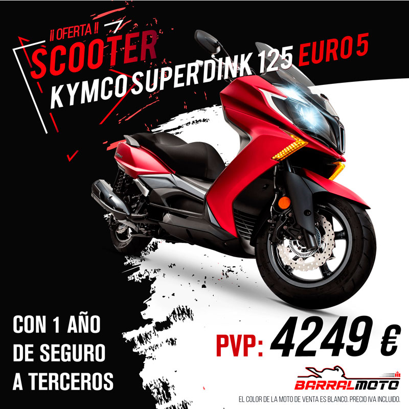 Scooter Kymco Super Dink 125 al mejor precio